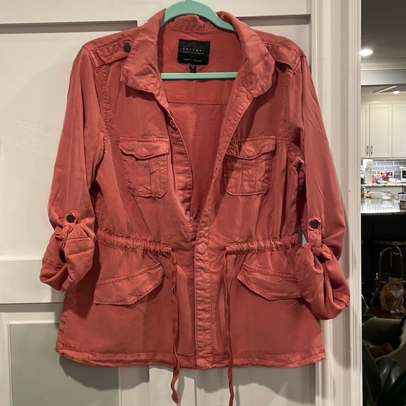 Sanctuary Field Tie Jacket - Size Medium Orange - Picture 2 of 11